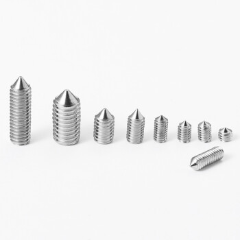 奥展实业（AOZHAN）奥峰牌DIN914-304不锈钢内六角锥端紧定螺钉基米螺丝M6系列 M6*20(1700支/盒)