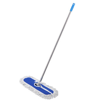 兰诗（LAUTEE）DM-110 尘推拖把套装60厘米 不锈钢杆平板尘推