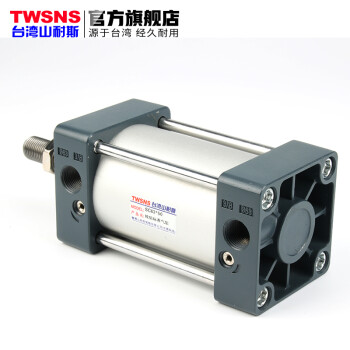 山耐斯（TWSNS）气缸SC标准气动元件缸经80/行程25/50/75/100/125/150/山耐斯气缸 SC缸径80*25mm