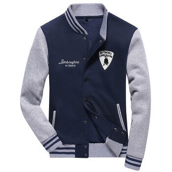致潮 <em>青少年卫衣男</em>棒球服男士韩版<em>开衫立领</em>秋
