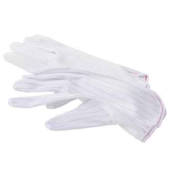 星工（XINGGONG） 点胶防静电手套 防尘防滑舒适透气工作劳保手套 10付