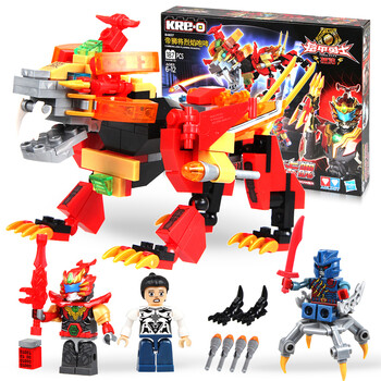 奥迪双钻铠甲勇士积木酷垒Kre-o拼装积木拼插