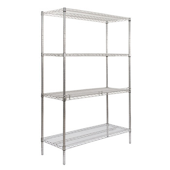 川井(WELLAND)置物架散件 工业货架立柱配件 25mm管径层架支柱下管 长度90cm