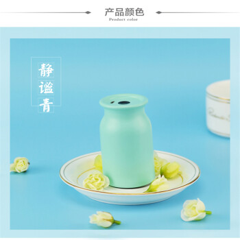 自由星　暖手宝暖宝宝充电迷你USB奶瓶充电暖手宝暖手瓶 静谧青
