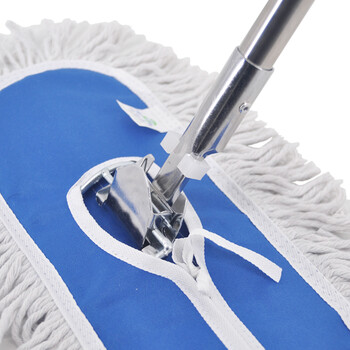 兰诗（LAUTEE）DM-110 尘推拖把套装60厘米 不锈钢杆平板尘推