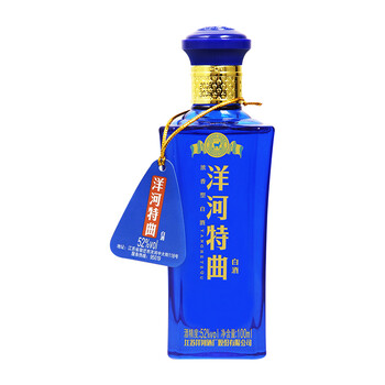 洋河 洋河特曲 浓香型白酒 52度 100ml 单瓶装