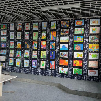 美术作品展纸相框 儿童画画框裱8开8卡纸画框彩色照片