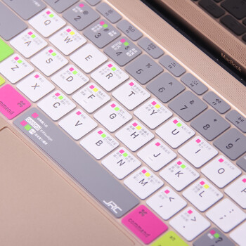 JRC MacBook OS笔记本快捷键彩色键盘膜Air