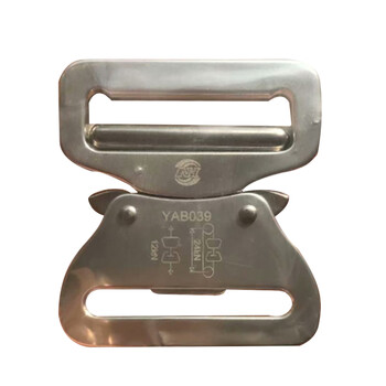 星工（XINGGONG）合金速脱扣挂钩挂扣 安全带配件登山扣不锈钢保险扣 12KN宽45mmYAB039