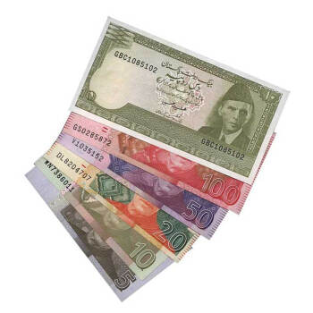聚优尚全新亚洲巴基斯坦纸币收藏品外国钱币已退出流通5100卢比人物版