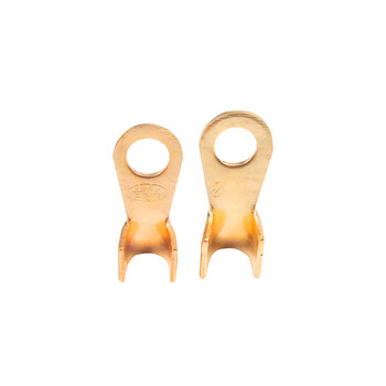 pengyou 开口鼻 铜开口接线鼻 铜鼻子 铜接线耳 铜接线端子OT-250A 1只 