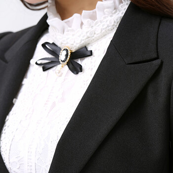 
                                        纤雯职业女装韩版修身外套女长袖春秋女士通勤百搭OL制服小西装0684 黑色 XXL                
