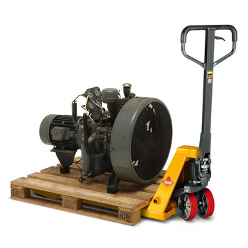 德国亚迈狮叉车手动搬运车手动地牛手动托盘车3吨 货叉540*1150 聚氨酯转向轮/聚氨酯双承载轮AC30