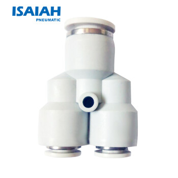 ISAIAH 气管接头 塑料Y型三通 IPY快速插接头 气动元件 气动接头 IPY06-A