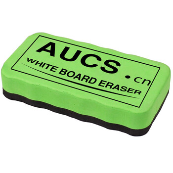 AUCS  磁性白板擦磁吸黑板擦刷白板笔板擦画板写字板玻璃板擦专用套装白班擦 办公用品 3个装/三色 