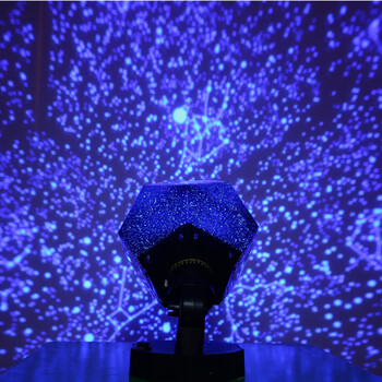
                                        JU BAI YI 聚百易 大人科学四季星空投影灯小夜灯星空机の的投影仪 投影灯星空灯 原装三代黄光(星座+电源)                