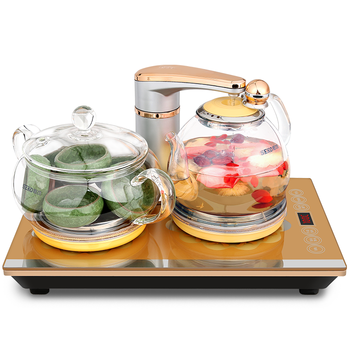 
                                                            新功【SEKO】全自动上水电热水壶电茶炉玻璃茶具电茶壶烧水壶电热茶具套装整套水晶养生壶 37*23*4.5(尊贵版大号)                