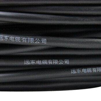 远东电缆 RVV5*10电源信号传输用铜芯多股软线100米 黑色 【有货期非质量问题不退换】