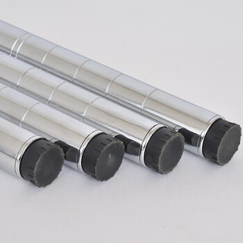 川井(WELLAND)置物架散件 工业货架立柱配件 25mm管径层架支柱下管 长度90cm