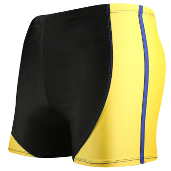 卓比特(zebetter)男生泳裤男士平角宽松拼色沙滩裤系带速干游泳裤
