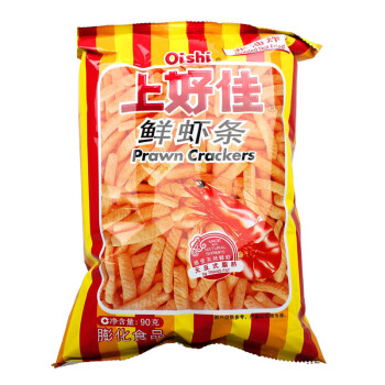 【唐久直供】上好佳 鲜虾条80g 膨化食品 零食