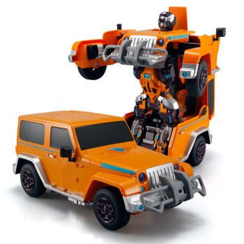 变形玩具汽车机器人机变英盟卡车遥控汽车机甲战士汽车人玩具 儿童