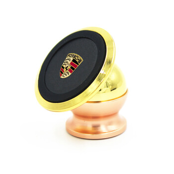 乔工 车标全金属多功能磁吸车载手机支架 适用