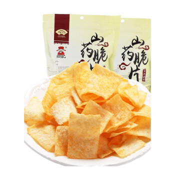 山药脆片105g*3袋 特产锅巴山药薯片小吃办公室休闲零食品 番茄味