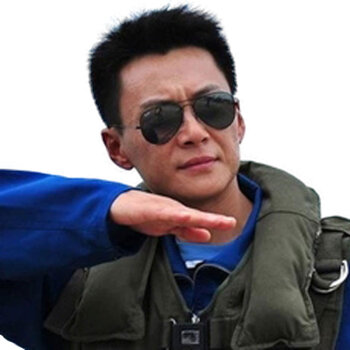 中国空军飞行员眼镜 男女士偏光太阳镜 户外蛤