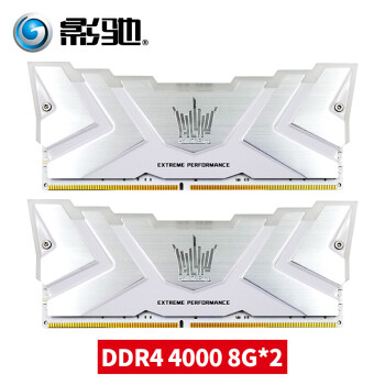 影驰 DDR4 2400/3000/3600/4000 台式机内存 内存条 灯条 呼吸灯 灯光内存 名人堂DDR4 4000 8G*2(16G)