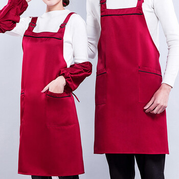 科力邦（Kelibang） 围裙 工厂防水防污围裙 服务员工作服实验室生产车间工作服 KB2002 红色