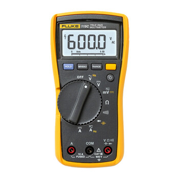 福禄克（FLUKE）115C 真有效值数字万用表多用表三用表复用表交直流600V 3年维保