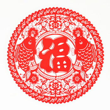诺琪 新年春节装饰 窗花贴纸橱窗玻璃贴 窗花 过年装饰静电贴 玻璃窗户门装饰贴 贺新春全家福/10个一包