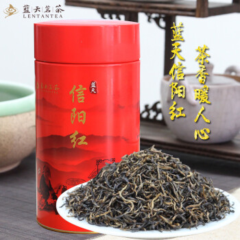 蓝天茗茶（LENTANTEA）河南信阳蓝天茗茶红茶雨前特级茶叶礼盒装100g
