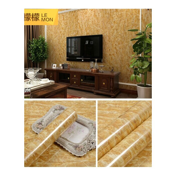 立体3d墙贴仿真大理石wb卧室泡沫瓷砖纹壁纸客厅墙纸自粘防水防撞 明