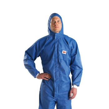 3M 4532+透气带帽连体化学防护服 防尘/喷漆/液体防喷溅/机械维修/清洁 M码 1套