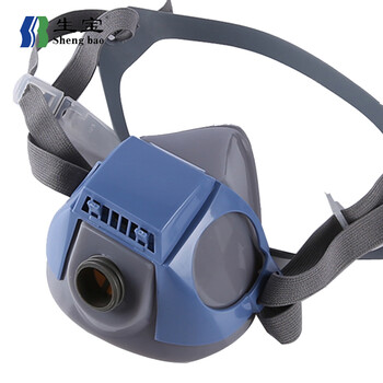生宝 GM2004 硅胶防毒面具防尘面罩罩体喷漆防化工业防烟(滤毒盒需单独购买)