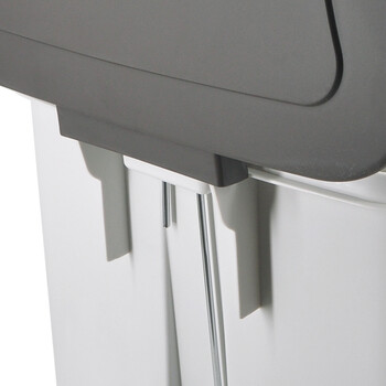 兰诗（LAUTEE）YY-D065 经典横款脚踏垃圾桶 45L 办公室垃圾桶