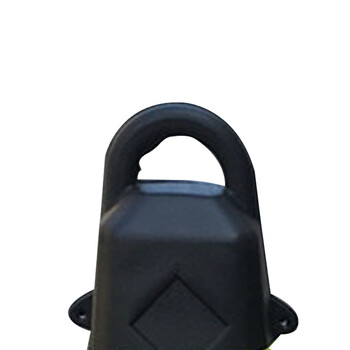 谋福（CNMF）8718塑料路锥 反光路锥  停车警示牌 雪糕筒桶警示柱 可定制logo（塑料款 黑黄色请勿泊车 ）