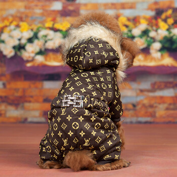 华元hoopet 宠物四脚装狗狗衣服 泰迪比熊宠物