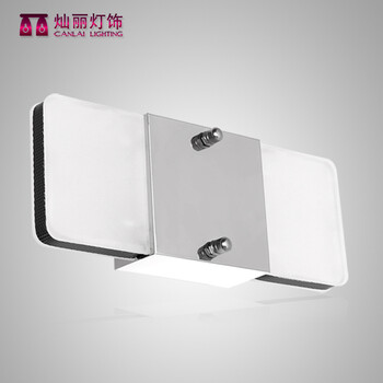 灿丽现代简约LED壁灯卧室灯床头灯装饰灯具2369-2头 2头(4W)自然白光