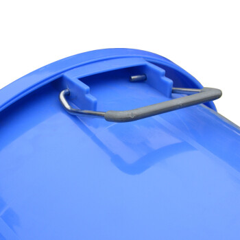 科力邦（Kelibang） 大号塑料桶 圆形收纳桶大容量水桶酒店厨房工业环卫物业垃圾桶 有盖100L白色 KB3002