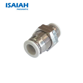 ISAIAH 气管接头 隔板直通 IPM快速插接头 气动元件 气动接头 IPM08