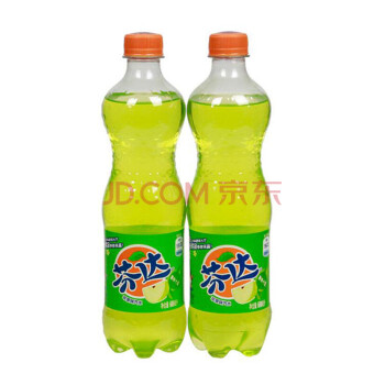 联合仓 可口可乐芬达苹果味汽水500ml*12瓶水果味汽水