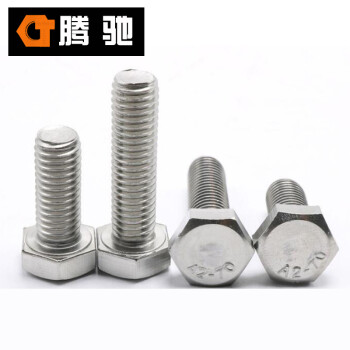 腾驰 CT 304 不锈钢外六角螺丝DIN933 六角头螺栓 M48-5.0*270（1支/盒）