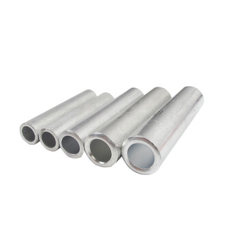 pengyou GT铜连接管 紫铜镀锡 通孔铜直通管 电缆对接铜管 中间接头 GT-10mm² 10平方 单只