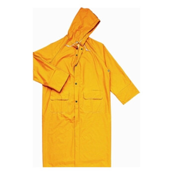 代尔塔（Deltaplus）MA305风衣版连体雨衣男女通用保安站岗户外骑行黄色 M码 1件 定做