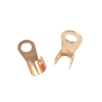 pengyou 开口鼻 铜开口接线鼻 铜鼻子 铜接线耳 铜接线端子OT-150A 1只 