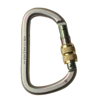星工（XINGGONG）合金O形环挂钩挂扣 安全带配件登山扣不锈钢保险扣 40KN开口26mmYIC003S