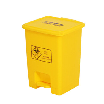 星工（XINGGONG） 医疗垃圾桶黄色脚踏加厚 诊所卫生院医用废物垃圾桶定制 60L